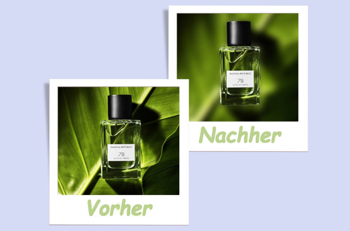 Fotohintergrund unklar machen