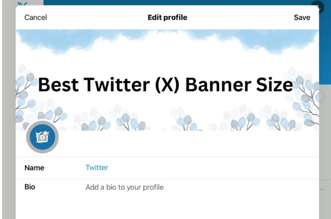 twitter header size 